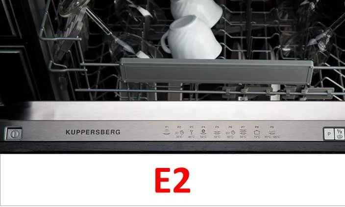 Napaka E2 v pomivalnem stroju Kuppersberg