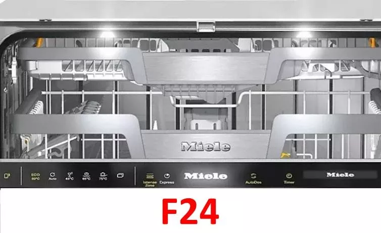 Chyba umývačky riadu Miele F24